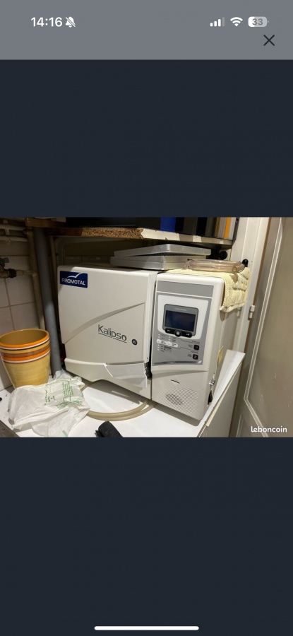 Stérilisateur Autoclave ELOI Kalipso 22L classe B  offre Matériels